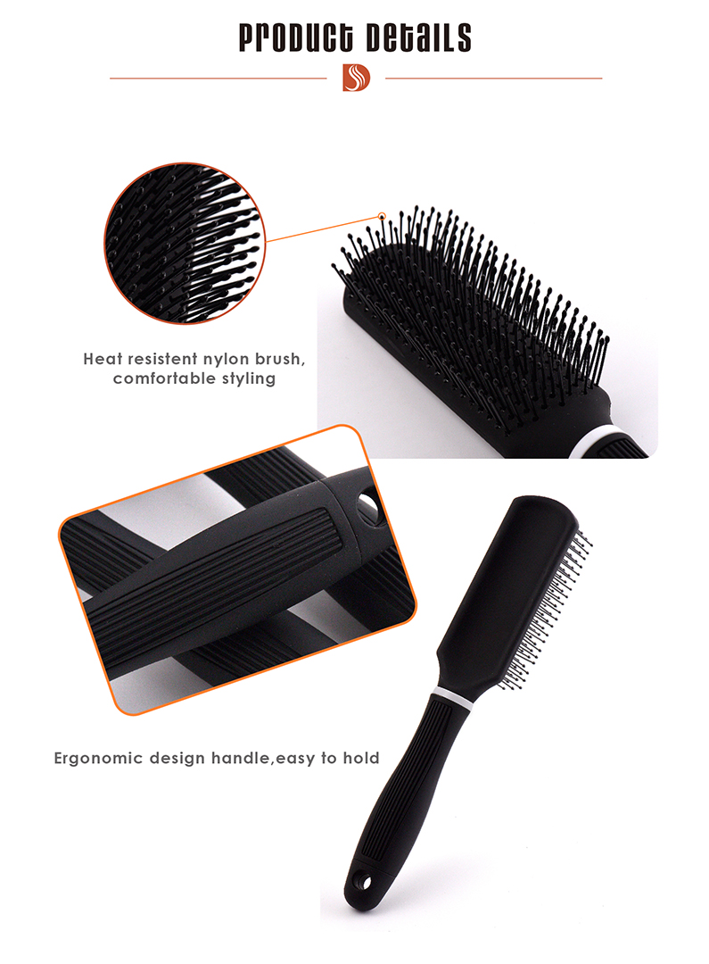 9 Rows Hairbrush Nylon Pins-dishygroup